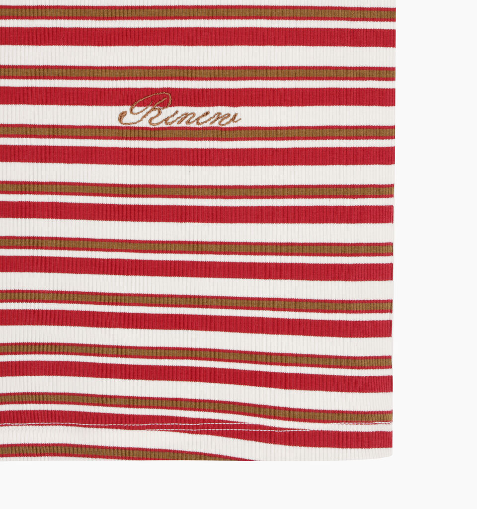 Red striped t-shirt - sisley k short sleeve t-shirt - Red | Sisley K image number 4